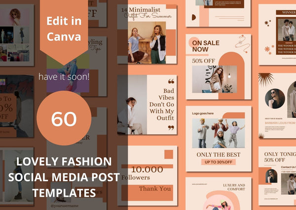 60 Elegant Fashion Social Media Templates 2