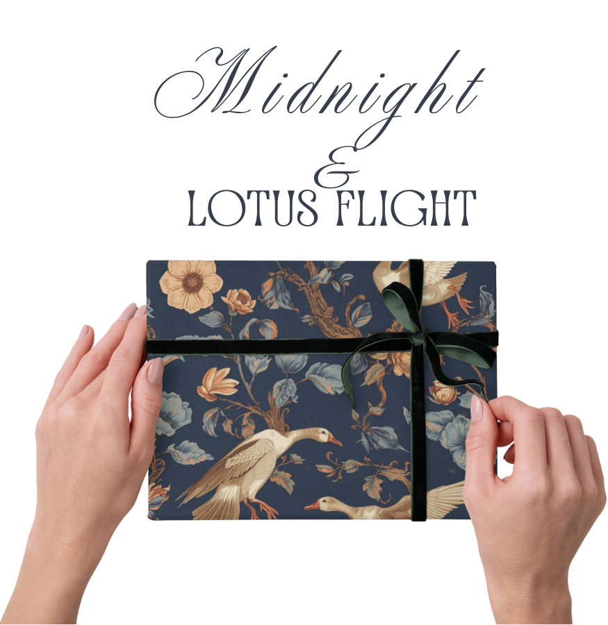 Midnight Lotus Flight Gift Wrapping Collection