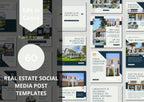 50 Gray Real Estate Social Media Templates - เทมเพลต Canva สำหรับอสังหาริมทรัพย์