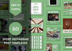 Sport Social Media Templates - เทมเพลต Canva สำหรับกีฬา