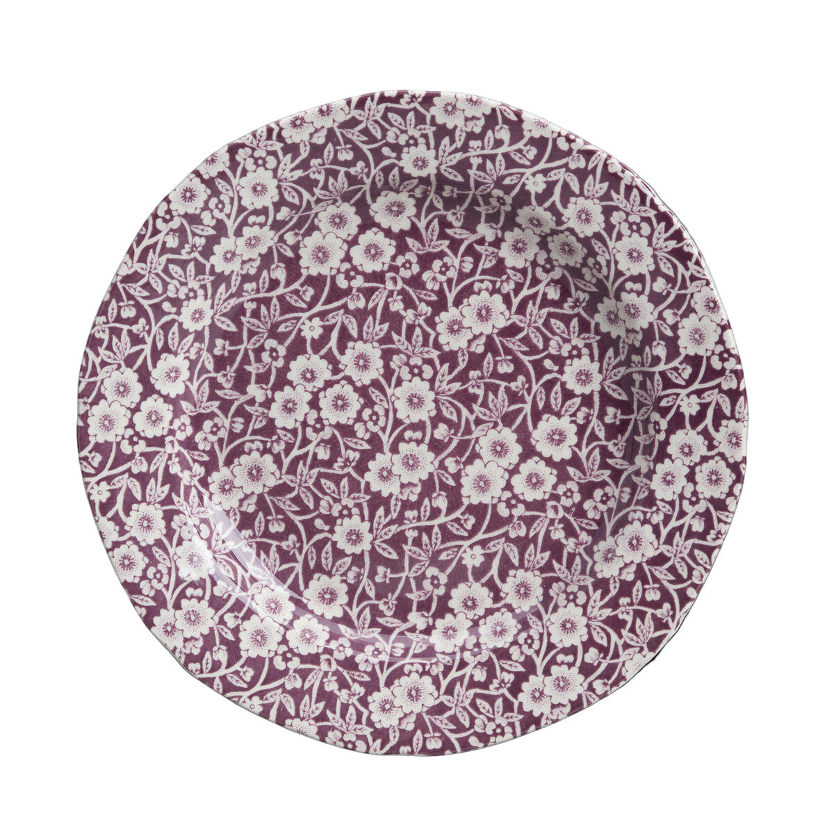 Burleigh Mulberry Calico Plate 21.5cm/8.5"