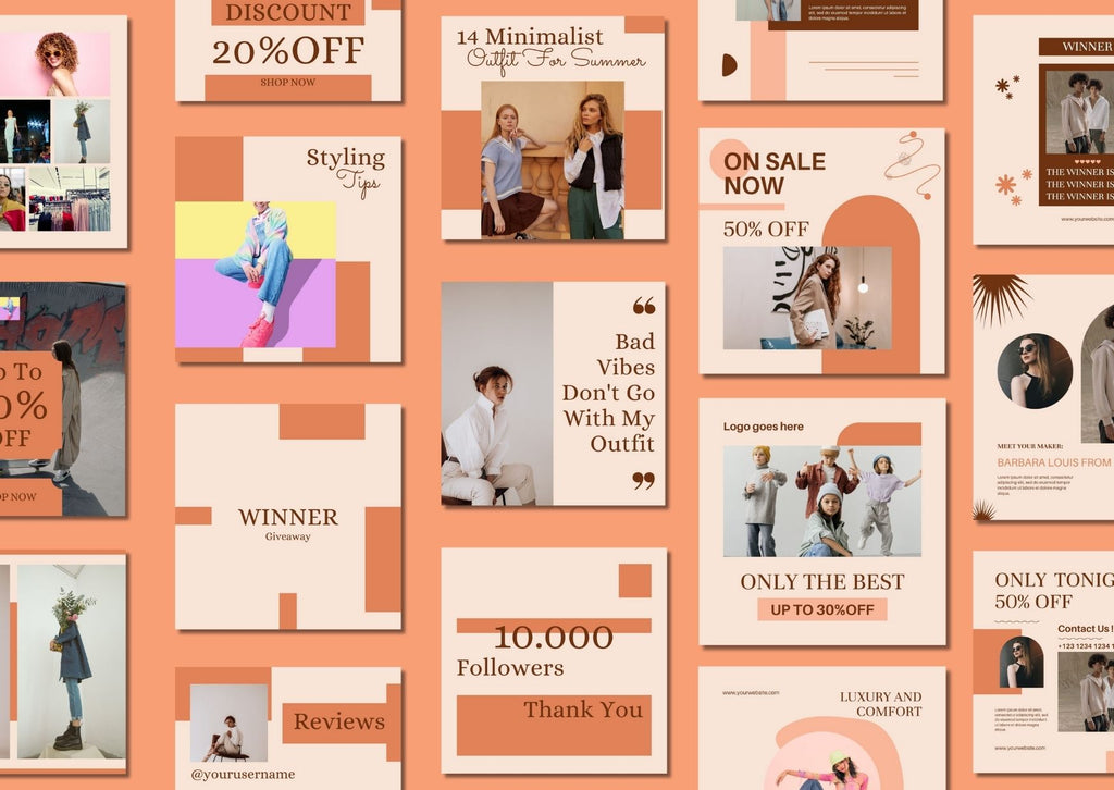 60 Elegant Fashion Social Media Templates 2