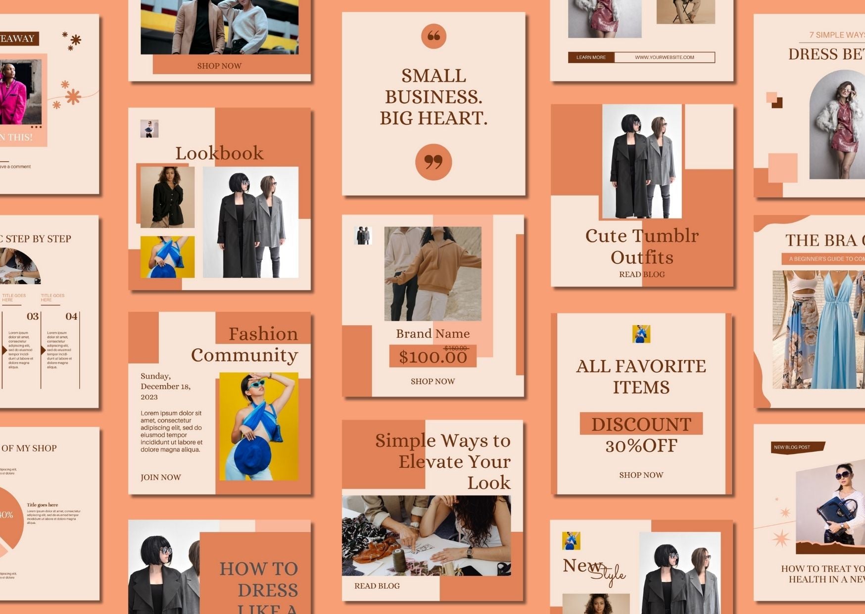 60 Elegant Fashion Social Media Templates 2