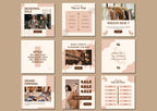 เทมเพลต Canva แฟชั่นสุดเจ๋ง fashion-themed social media post templates with 'Edit in Canva'