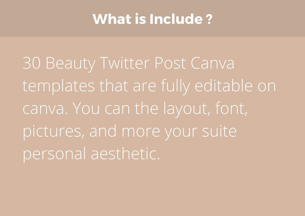 30 Beauty Social Media Templates - เทมเพลต Canva สำหรับความงาม