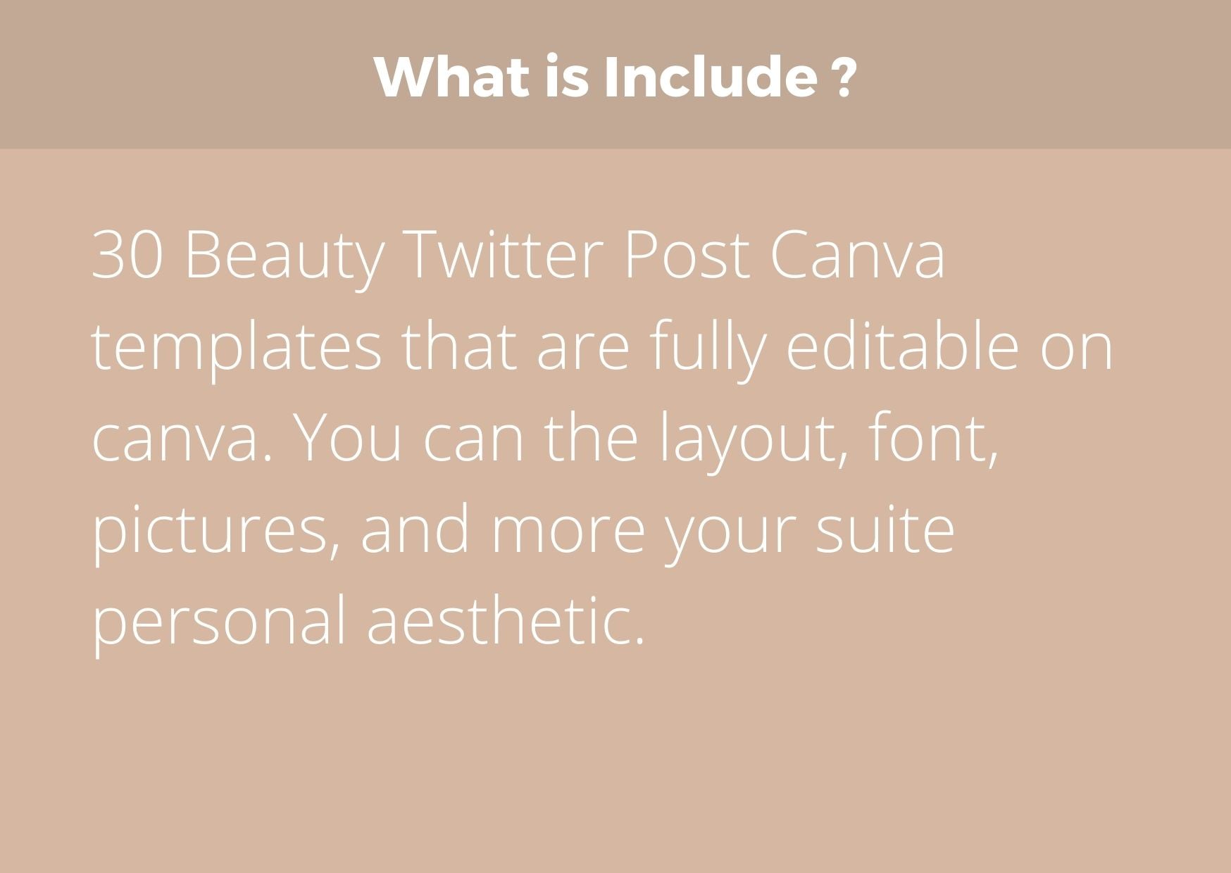 30 Beauty Social Media Templates - เทมเพลต Canva สำหรับความงาม