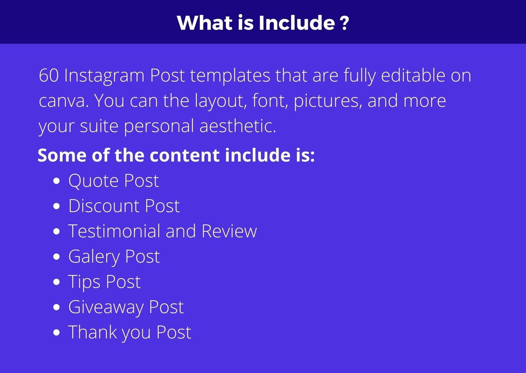 60 Dark Blue Real Estate Social Media Templates เทมเพลต Canva สำหรับอสังหาริมทรัพย์