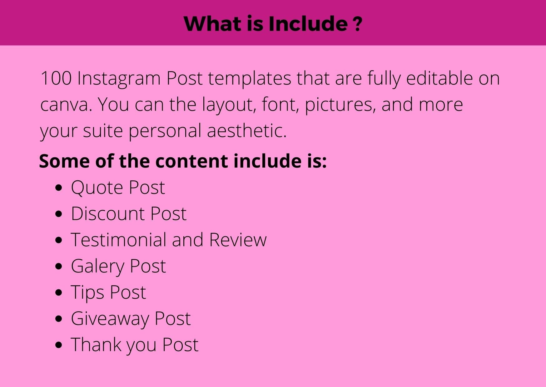 60 Pink Fashion Social Media Templates
