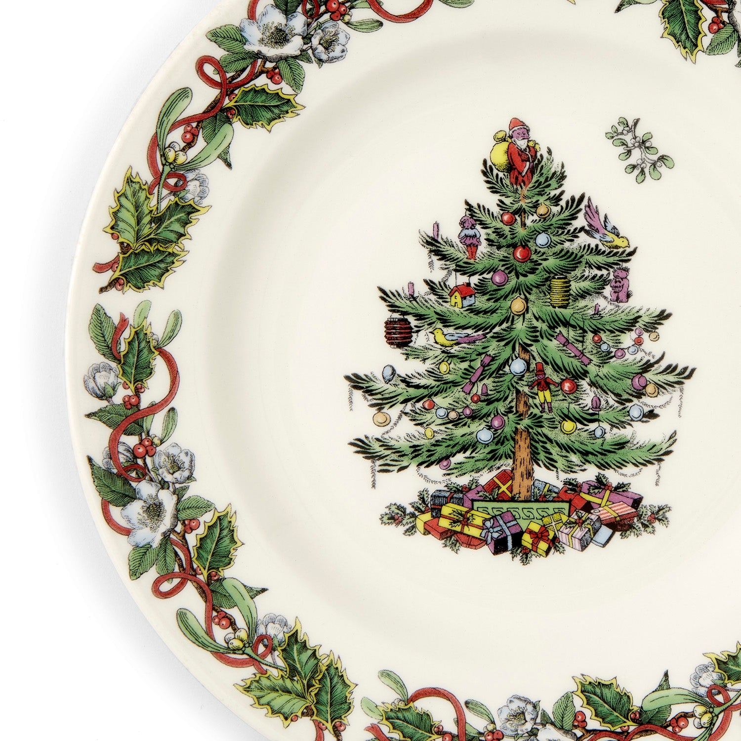 Christmas Tree Wreath Side Plate/20cm