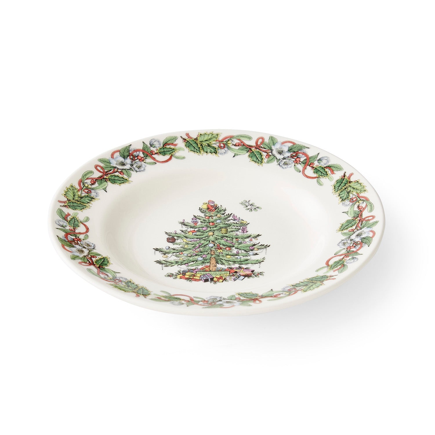 Christmas Tree Wreath Side Plate/20cm