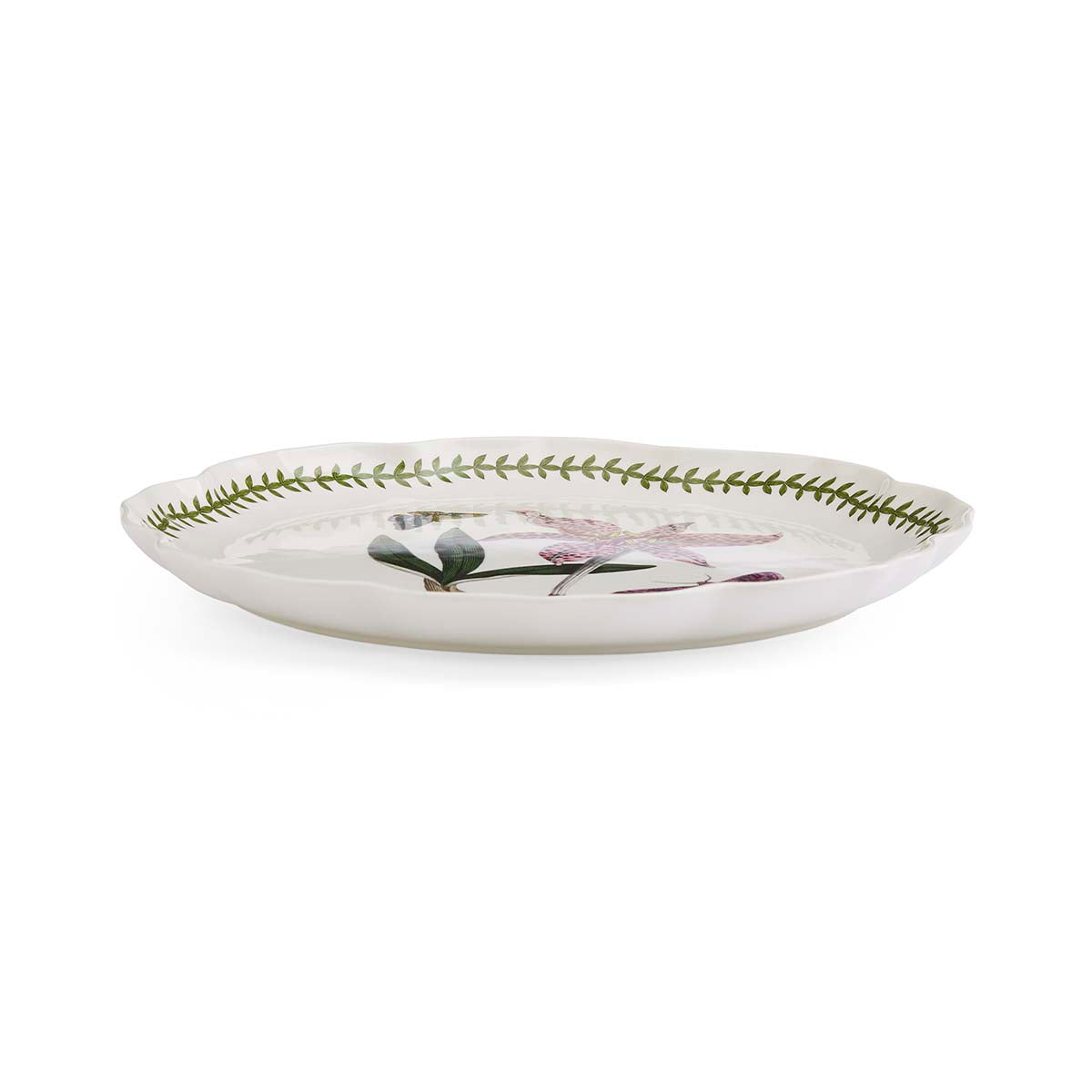 Botanic Garden Lotus Blossom  13.5" Platter - Meadow Saffron