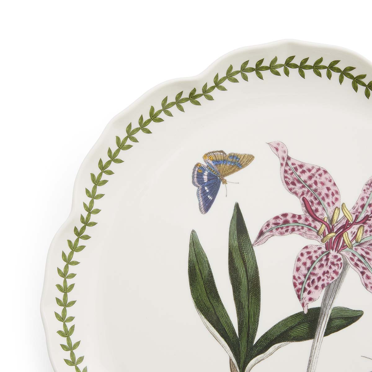 Botanic Garden Lotus Blossom  13.5" Platter - Meadow Saffron