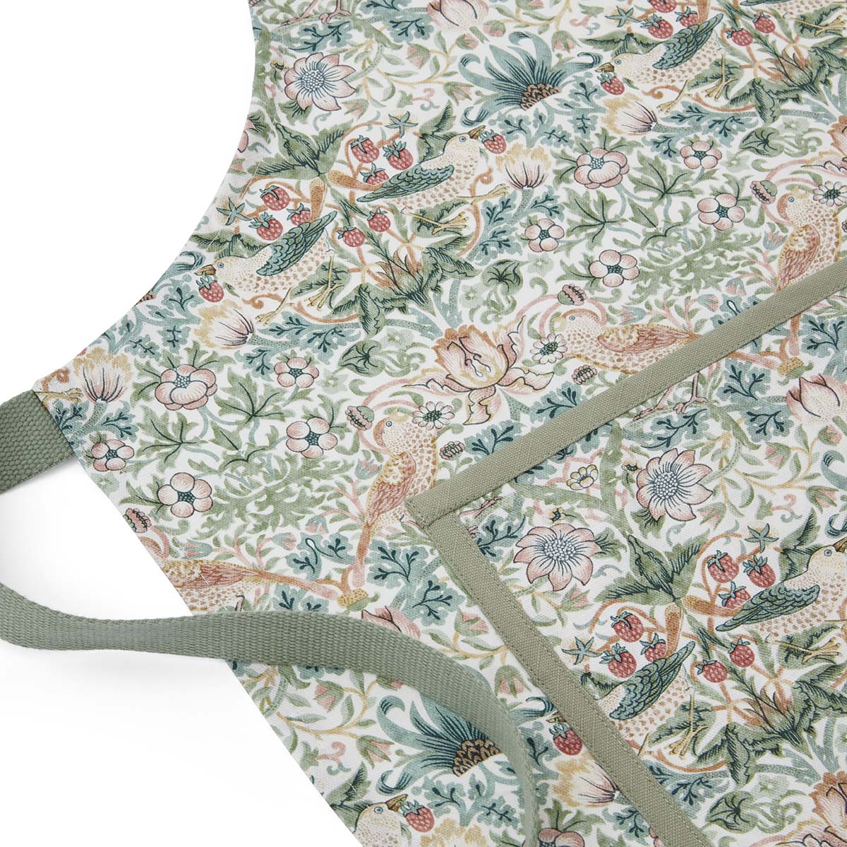 Morris &amp; Co. Strawberry Thief Apron