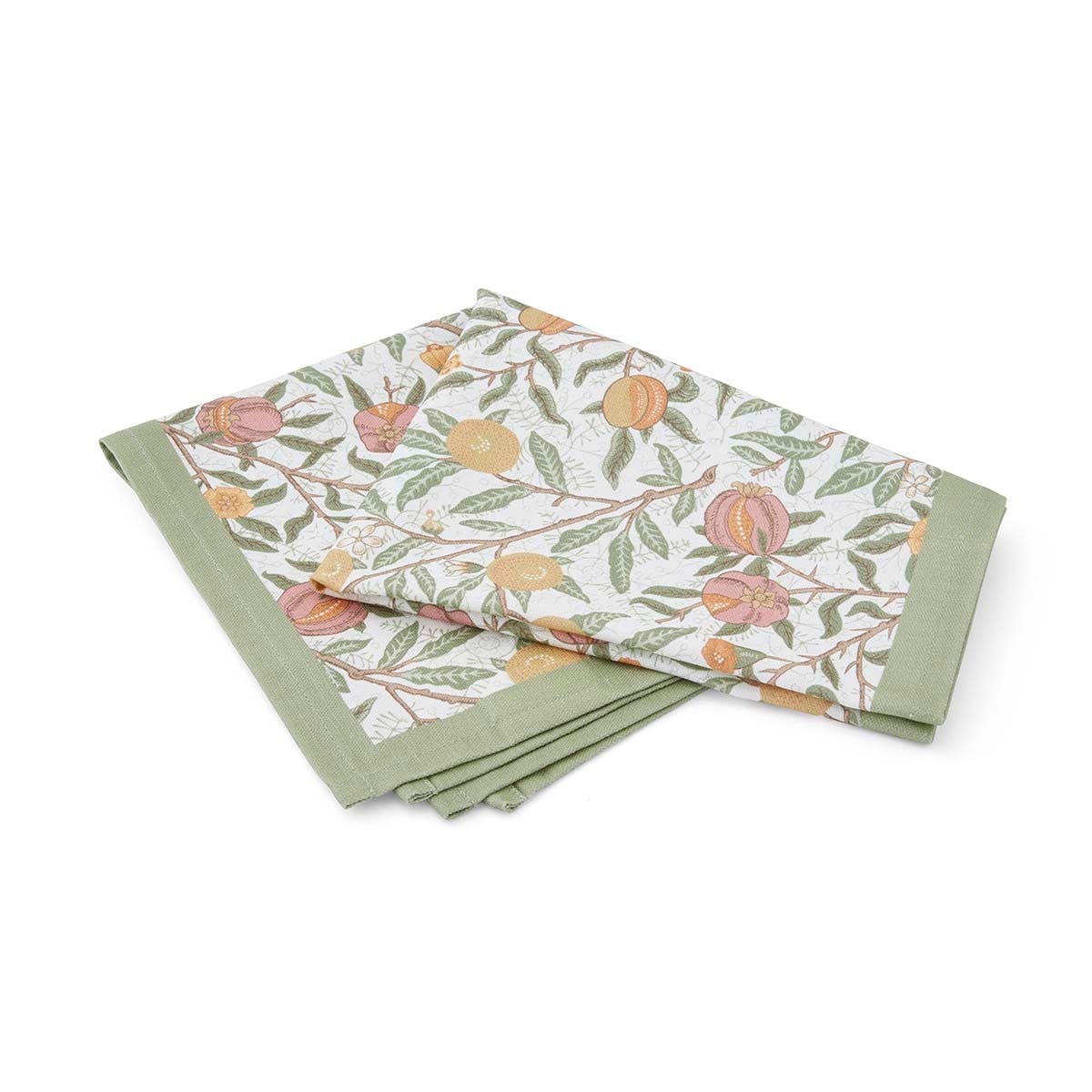 Morris &amp; Co. Fruit &amp; Marigold Tea Towel Set