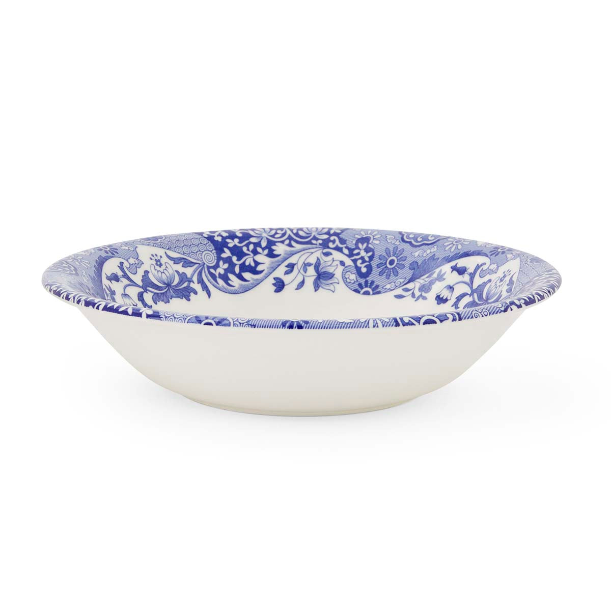 Blue Italian Christmas Tree Cereal 20cm Set of 4