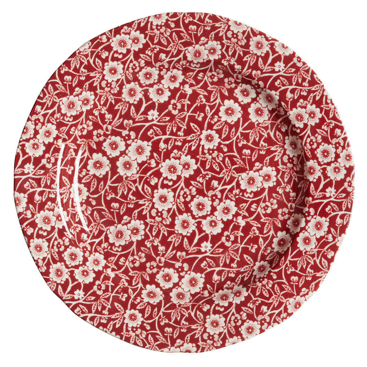 Burleigh Red Calico Plate 21.5cm/8.5"