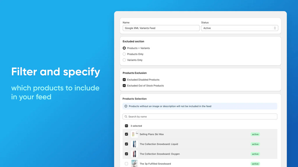 FeedFusion: Product Feed