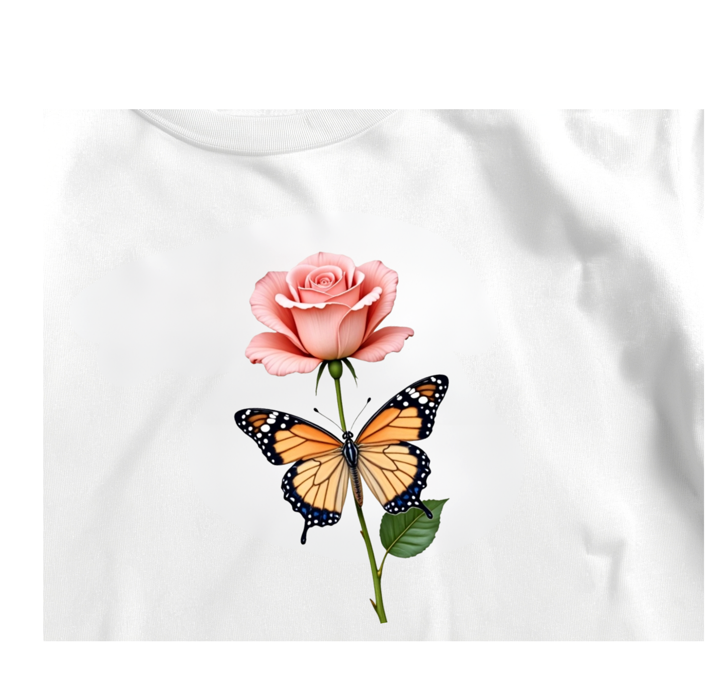 Rose & Butterfly Botanical T-Shirt