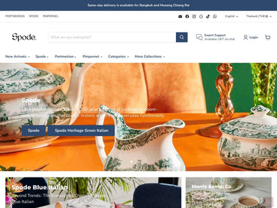 Spode Thailand mobile view