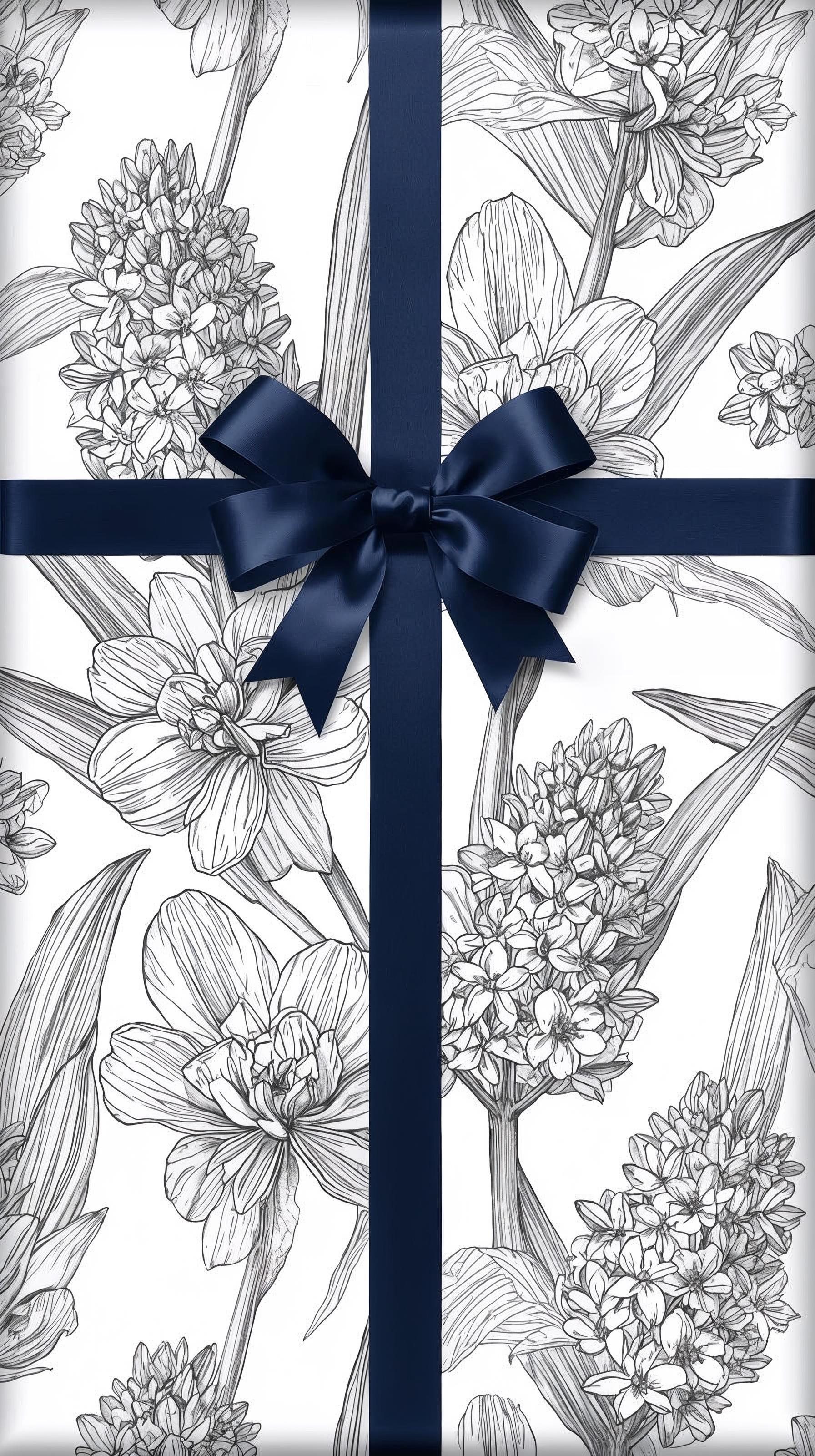 Botanical Gift Wrapping Paper Set